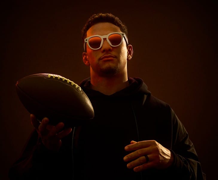 Kansas QB and 'Team Oakley' athlete Patrick Mahomes