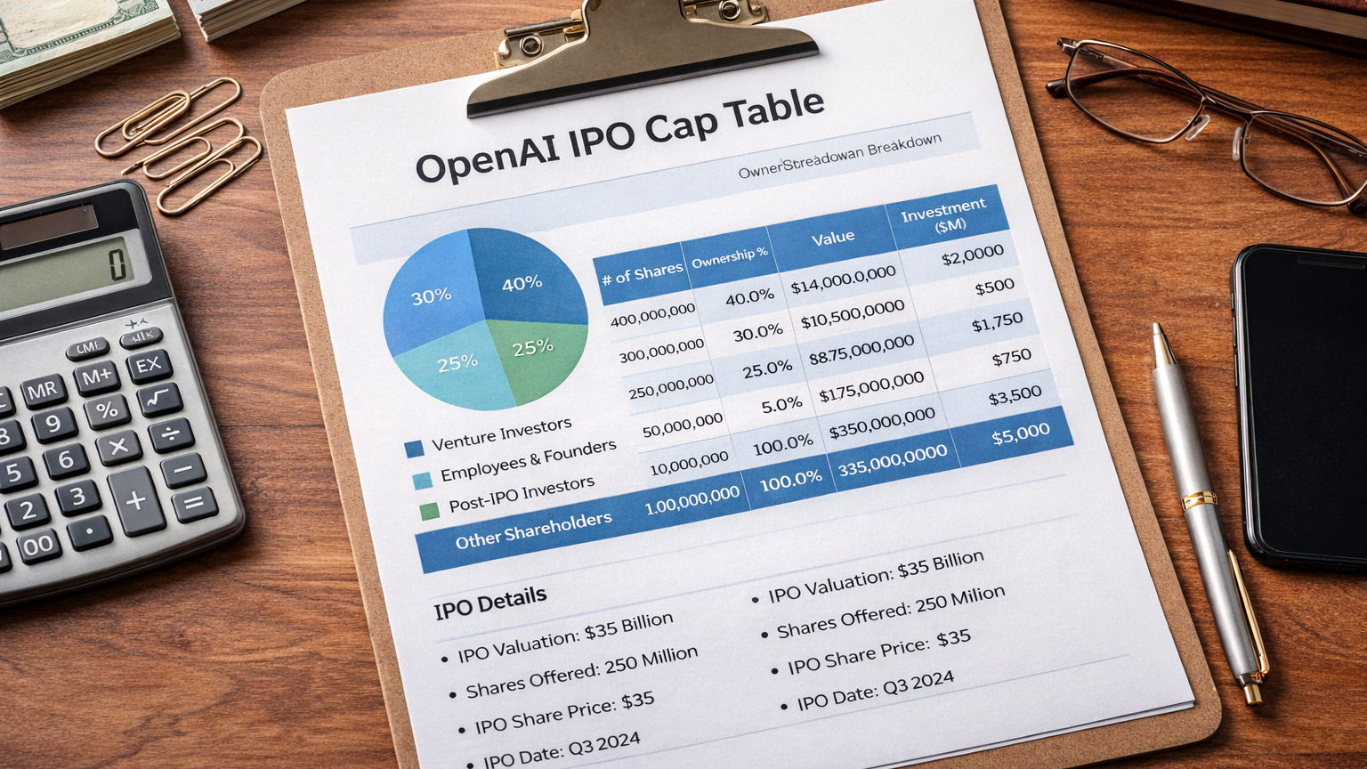 Microsoft is sitting on a $215bn paper gain as OpenAI's IPO comes into view, reconstructed cap table shows