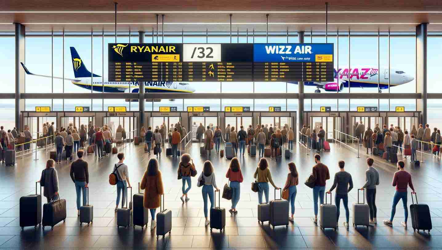 Ryanair and Wizz Air show rise in passenger numbers post image
