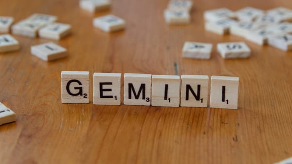 Gemini app March Drop page shows blocked stub post image