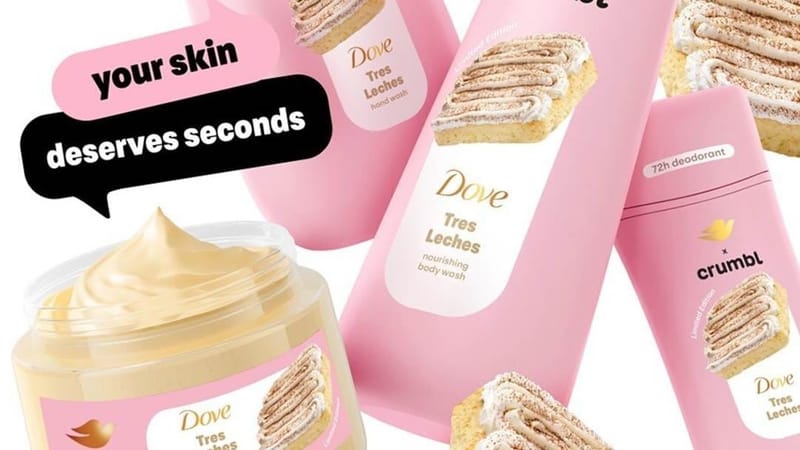 Want to smell like dessert? ... the Dove x Crumbl collab is back post image
