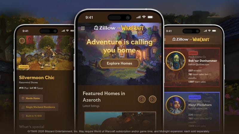Horde Sweet Horde: Zillow puts  Warcraft homes on the map post image